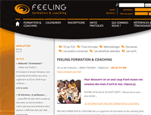 Tablet Screenshot of feeling-formation-coaching.com